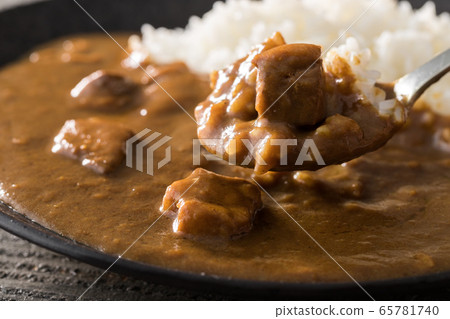 Simmered pork simmered curry Simmered pork simmered curry 65781740