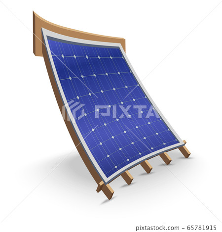 Concept Solar Panel Cover on Roof Concept Solar Panel Cover on Roof 65781915