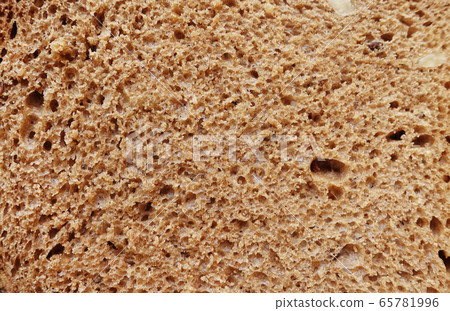 Texture of brown bread  65781996