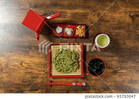 Newly made soba Newly made raw soba Japanese foods Newly made soba Newly made raw soba Japanese foods 65783047