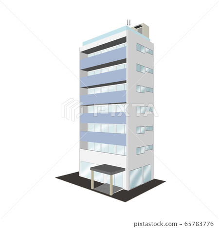 Small office building - Stock Illustration [65783776] - PIXTA