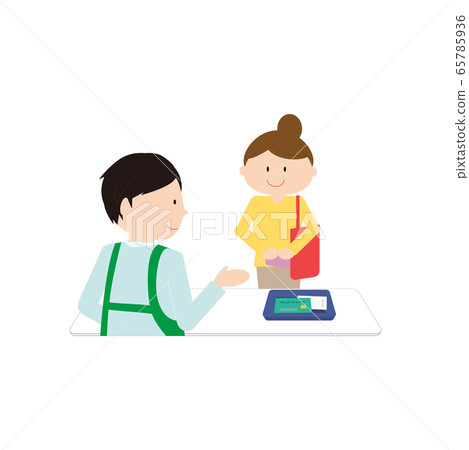 Cash register payment method card Cash register payment method card 65785936
