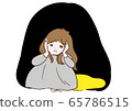 A girl who closes her heart 65786515