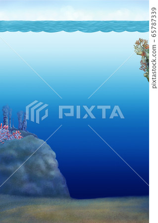 Scenery in the sea Scenery in the sea 65787339