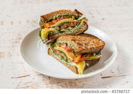 Tomato and cheese sandwich Tomato and cheese sandwich 65788727