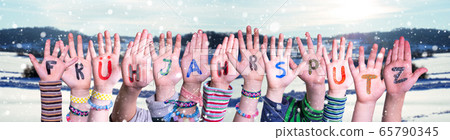 Children Hands, Fruehjahrsputz Means Spring Children Hands, Fruehjahrsputz Means Spring 65790345