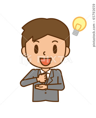 I think of businessmen - Stock Illustration [65791659] - PIXTA