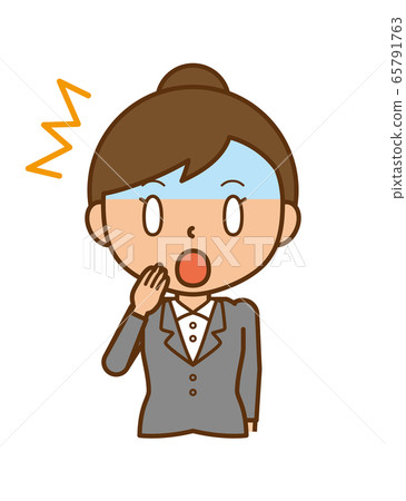 Career woman surprised pale Career woman surprised pale 65791763