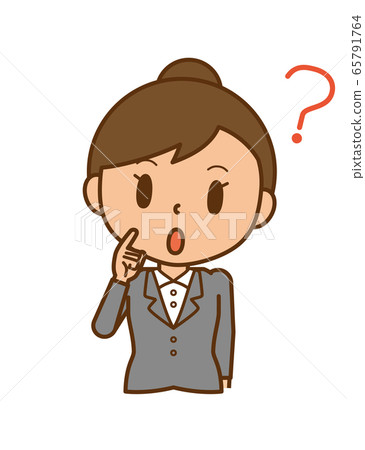 Career Woman Question Hatena Mark Career Woman Question Hatena Mark 65791764