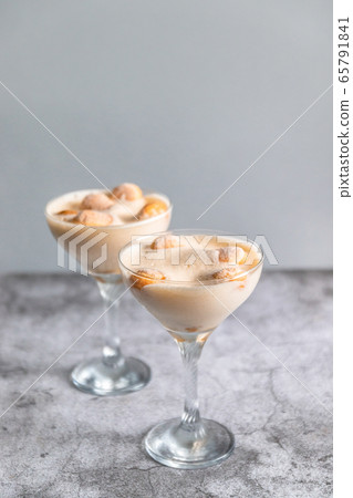 Homemade Italian sweet tiramisu cake dessert in Homemade Italian sweet tiramisu cake dessert in 65791841