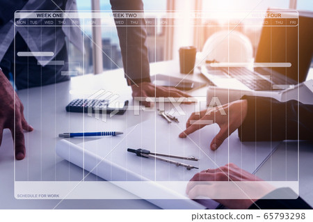 Schedule business planning and project management. 65793298