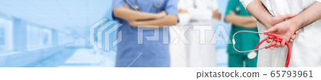 Doctor working in hospital with other doctors. Doctor working in hospital with other doctors. 65793961