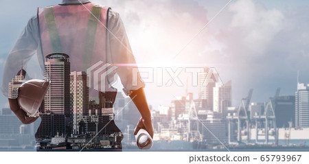 Future building construction engineering project. Future building construction engineering project. 65793967