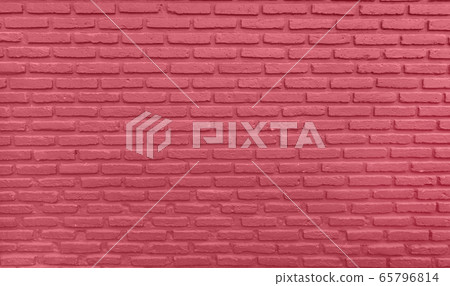 Pink brick wall pattern surface texture. Close-up Pink brick wall pattern surface texture. Close-up 65796814