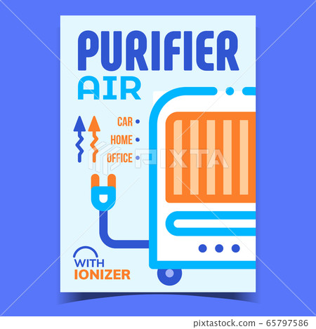 Air Purifier Creative Promotional Banner Vector 65797586