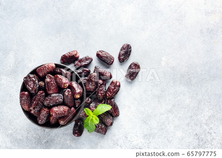 Dried Red Dates Top View Dried Red Dates Top View 65797775