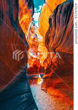 Antelope Canyon is a slot canyon in the American Antelope Canyon is a slot canyon in the American 65797829