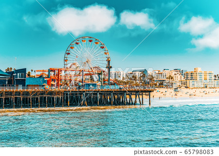 Santa Monica, suburb of Los Angeles. California. Santa Monica, suburb of Los Angeles. California. 65798083