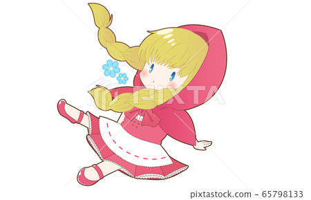Little Red Riding Hood Girl (with outline) Little Red Riding Hood Girl (with outline) 65798133