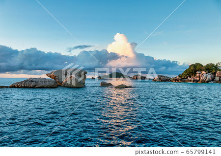 Stunning tropical beach on Coco island at Stunning tropical beach on Coco island at 65799141