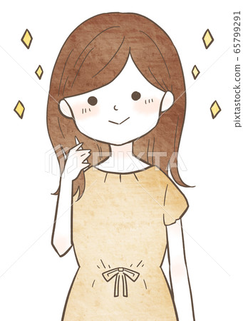 一個頭髮很漂亮的女人 一個頭髮很漂亮的女人 65799291