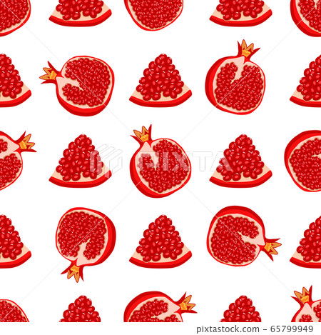 Theme big colored seamless pomegranate Theme big colored seamless pomegranate 65799949