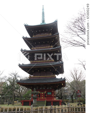 Former Kanei-ji five-storied pagoda at Ueno Zoo Former Kanei-ji five-storied pagoda at Ueno Zoo 65800249
