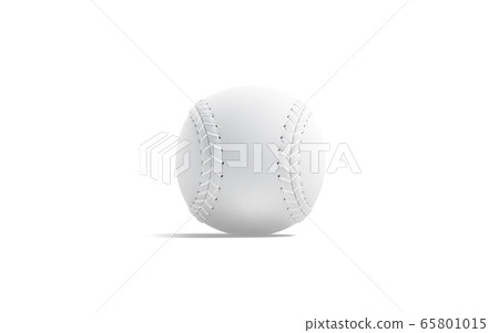 Blank white baseball ball with seam mock up, front view Blank white baseball ball with seam mock up, front view 65801015