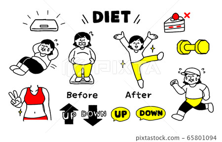 Women's set dedicated to diet (simple) Women's set dedicated to diet (simple) 65801094