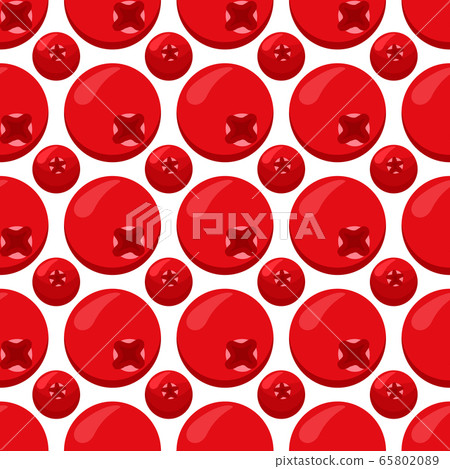 Theme big colored seamless red cranberry Theme big colored seamless red cranberry 65802089
