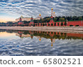 Reflection of the Moscow Kremlin on a cloudy morning Reflection of the Moscow Kremlin on a cloudy morning 65802521