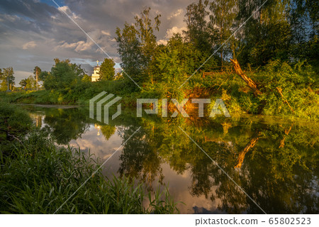summer landscape near the New Jerusalem Monastery 65802523