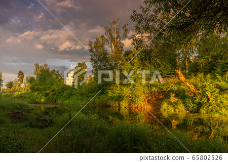 summer landscape near the New Jerusalem Monastery summer landscape near the New Jerusalem Monastery 65802526