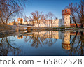 Reflection of the Novodevichy Convent in spring Reflection of the Novodevichy Convent in spring 65802528