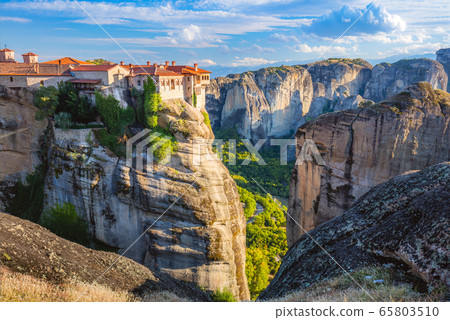 Landscape of Meteora monasteries, Greece, European Landscape of Meteora monasteries, Greece, European 65803510