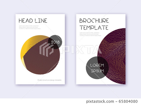 Trendy cover design template set. Gold abstract li Trendy cover design template set. Gold abstract li 65804080