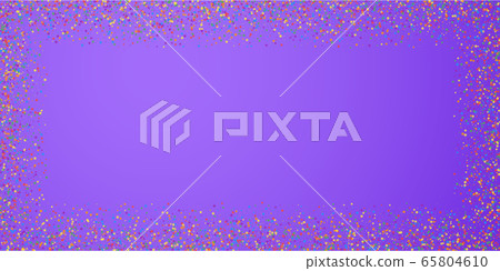 Festive confetti. Celebration stars. Childish brig 65804610