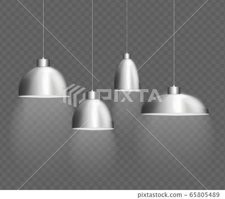 Realistic Detailed 3d Interior Lamp Set. Vector 65805489