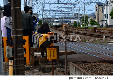 Tobu Railway 70090 series A class transportation Kamakura railroad crossing Tobu Railway 70090 series A class transportation Kamakura railroad crossing 65805710