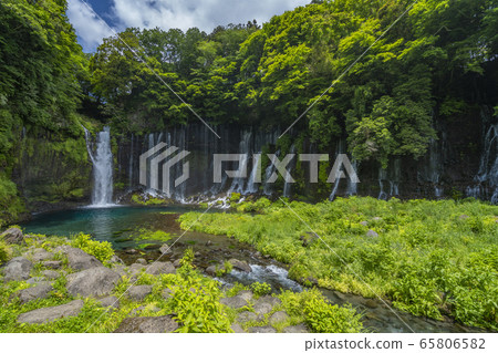 靜岡縣Shiraito瀑布富士宮市 靜岡縣Shiraito瀑布富士宮市 65806582