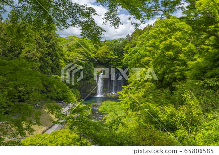 靜岡縣Shiraito瀑布富士宮市 靜岡縣Shiraito瀑布富士宮市 65806585