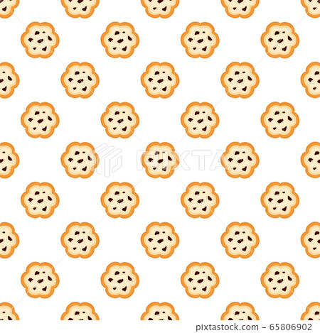 Illustration on theme big set identical biscuit, 65806902