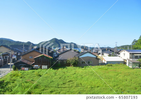 Kyoto Tango Railway Miyatoyo Line window scenery 65807193