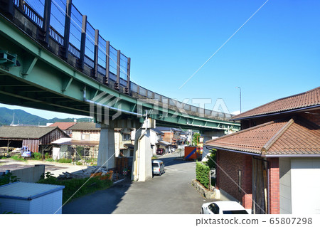 Kyoto Tango Railway Miyatoyo Line window scenery Kyoto Tango Railway Miyatoyo Line window scenery 65807298