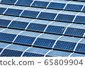 Photovoltaic system polluted by bird droppings 65809904