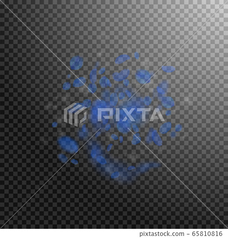 Dark blue flower petals falling down. Artistic rom Dark blue flower petals falling down. Artistic rom 65810816