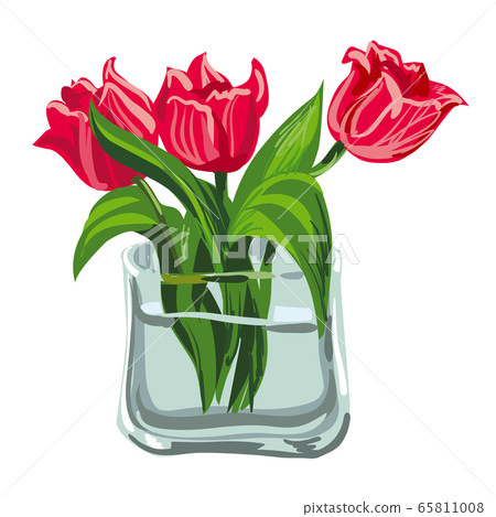 pink tulips 65811008