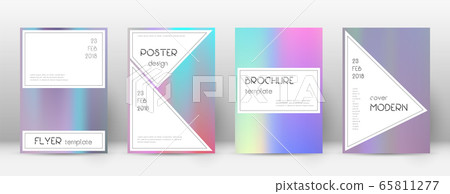 Flyer layout. Stylish powerful template for Brochu 65811277