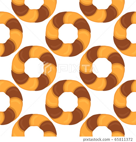 Illustration on theme big set identical biscuit, Illustration on theme big set identical biscuit, 65811372