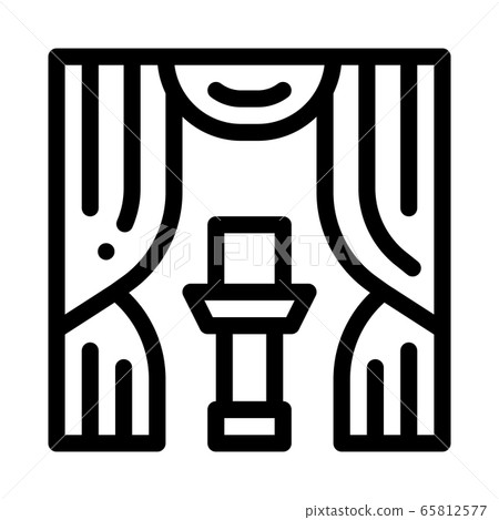 auction appearance icon vector outline illustration auction appearance icon vector outline illustration 65812577